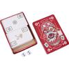 DIYEAH Carte Mahjong in Carta Rosse, Formato Ampio, Portatili