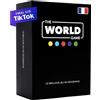 The World Game - Gioco di geografia con mappa del mondo - Gioco societario educativo per bambini, famiglia e adulti