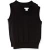 Amazon Essentials Bambino Maglione Smanicato con Scollo a v in Cotone in Stile Uniforme