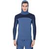 Hurley Coast Guard - Maglia da Surf con Cappuccio Maglietta Rash Guard Uomo
