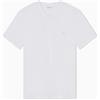 EMPORIO ARMANI T-Shirt Uomo Pima Cotone Scollo A V Bianco L
