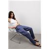 Intimissimi Pantalone In Tela Di Lino The Pure Linen Blu