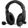 Deltaco Cavo USB per microfono auricolare Deltaco - nero