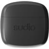 Sudio N2BLK cuffia e auricolare True Wireless Stereo TWS In ear Musica e Chiamate USB tipo C Bluetooth Nero