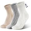 MAGISDU Calze da notte in alpaca per donna, calde e accoglienti. | Calzini lana caldi, polsino largo non stringente, regalo donna, piedi freddi, autunno inverno
