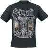 Ghost Skeleta Cover Uomo T-Shirt Nero 100% Cotone Regular
