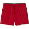 Lacoste Costume da Bagno da Uomo Rouge/Vert XL