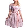 ENTARI Set abito tradizionale Dirndl 3 pezzi. Dirndl midi da donna Golden Trachten, 40