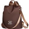Bemonew Zaino borsa zaino borsa da donna grande capacità antifurto impermeabile borsa a tracolla per viaggi d'affari