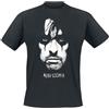 Alice Cooper Portrait Uomo T-Shirt Nero 100% Cotone Regular