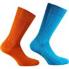 CALZE PRESTIGE (2 PAIA) Calze uomo corte a coste in pregiatissimo cotone 100% filo scozia MODA - 100% made in (Brescia) Italy