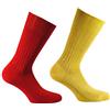 CALZE PRESTIGE (2 PAIA) Calze uomo corte a coste in pregiatissimo cotone 100% filo scozia MODA - 100% made in (Brescia) Italy