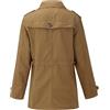 Generic Trench da uomo in tinta unita giacca lunga casual in cotone primavera autunno blazer classico elegante trench cappotto invernale leggero giacca a vento cappotti casual all'aperto con tasche