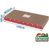 Nobleza Giochi tiragraffi in carta per gatti-Bastoncino di zucchero&Campanellini&Albero di Natale&Uccello&Foglia d'acero-L43cm*W22cm*H4cm
