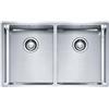 Franke 127.0370.188 lavello da cucina in acciaio INOX con ciotola doppia - grigio
