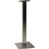Vacchetti Base tavolo bar acciaio Jamie color inox quadro cm40x40h108 Vacchetti