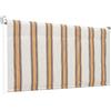 Wintem Tenda da Sole a Caduta 150x250 cm con Rullo in Alluminio, Parasole Esterno a Righe Beige, Attacco Soffitto Incluso