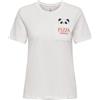 ONLY Onlpolly Life Reg S/S Pocket Top Box Jrs, Ballerino di Nuvola, M Donna