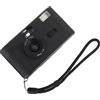 CIYODO Fotocamera a Pellicola 35mm Riutilizzabile Nera in Abs | Flash Incorporato, senza Batteria, Formato Compatto per Scatti Analogici