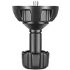 Neewer Acessori Adattatore 75mm,Adattatore a Mezza Sfera in Metallo con Accessori,Viti da 3/8 Pollice,Montaggio su Treppiede e Testa del Fluido per Neewer TA60/ 2500/3500,501/502/504
