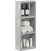 SKTQYQO Mobiletto Bagno a Muro Grigio Cemento 20x10x50 cm