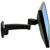 Ergotron 200 Series Wall Mount Arm, 1 Extension 61 cm (24") Parete Nero [45-233-200]