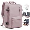 HPLQQ Zaino Ryanair 40x30x20 Sottovuoto Bagaglio a Mano Donna Zaino da Viaggio 40x30x20 Wizzair Borse da Cabina per Easyjet Uomo per Laptop 14 Pollici Trekking Casual Daypack,J7-Rosa-viola