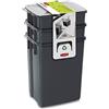 Curver Set di Contenitori Raccolta differenziata 2x10L + 6L