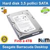 Seagate Hard disk 3,5" SATA Seagate Barracuda Desktop HDD 4TB 3TB 2TB 1TB 500GB 250GB