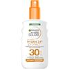 Garnier Ambre Solaire Hydra Protect+ - Latte solare 24h SPF 30, protezione dai raggi UVA e UVB, con vitamina C, 150 ml