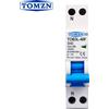 TOMZN Interruttore Automatico Differenziale RCBO Tipo A Curva B 1P+N 10KA con Protezione da Sovracorrente e Perdita di Corrente