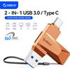 ORICO Dual Flash Drive 2 in 1 Pen Drive ad alta velocità OTG Tipo C USB A Doppie interfacce per MacBook Android