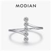 MODIAN autentico argento sterling 925 moda delicato anelli di barretta per le donne fidanzamento di nozze gioielleria raffinata accessori Anel