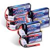 SIGP Batteria Lipo SIGP 2S 3S 6S 7.4V 22.2V per 1500mAh 1050mAh 1350mAh 7.4V 20C 25C con connettore JST XT30 per RC Modellismo e Hobby, 2 pezzi