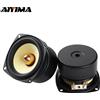 AIYIMA 2 Pezzi Altoparlanti Audio Portatili Full Range da 3 Pollici 4/8 Ohm 25W HiFi a Proiettile per Scaffale, Amplificatore Audio Fai-da-te per Casa