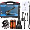 Trustfire T70S torcia a LED da caccia ricaricabile 18650 2350lm torcia a LED Ultra potente lampada tattica a luce ricaricabile TYPC C