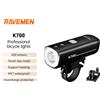 Ravemen LED Luce anteriore per bici Faro per bicicletta ricaricabile K700 + AUB01 Montaggio On-off automatico Modalità di guida diurna intelligente Impermeabile