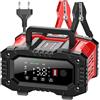 EAFC Caricabatteria per auto portatile 20A/10A 12V 24V Automatico per camion moto AGM LiFePO4 Batteria al piombo Start Stop con riparazione