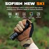 Sofirn Torcia Tattica SOFIRN SK1 479m 1300LM EDC Ricaricabile con LED SFT25R, Interruttore Posteriore e Interruttore Rotante