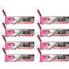 BETAFPV Batteria LiPo GNB 1S 3.8V 450mAh 80C/160C per drone da corsa Tiny7 Beta75S Emax Tinyhawk Snapper7 Quadcopter
