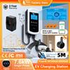 feyree Caricatore EV Feyree Tipo 2 con Schermo da 4,3 Pollici, 32A 7,6kW, Bilanciamento Dinamico del Carico, 11kW 22kW Trifase, Wallbox EVSE con App e Cronologia dei Ricariche