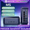 SOYO M5 Mini PC AMD Ryzen 3 4300U LPDDR4 16GB RAM 512GB ROM Windows 11 Pro Mini Computer Desktop con Doppia Uscita Multi-Schermo 4K WiFi Bluetooth Gigabit LAN Type-C Micro PC Compatto per Casa,