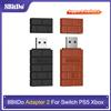 8BitDo Adattatore Bluetooth wireless USB 2 ricevitori per Nintendo Switch 1, 2 PS1 Mini Windows per PS4 PS5 Xbox Series Maniglia X/S