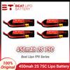 BETAFPV BEAT 2S 7.4V 450mAh 75C Batteria LiPo 1PC/2PCS/3PCS/4PCS/5PCS/6PCS Per RC Elicottero Quadcopter FPV Racing Drone Con Spina XT30
