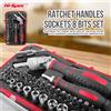 Hi-Spec Set di cacciaviti con maniglie a cricchetto Hi-Spec Combinazione domestica Cassetta degli attrezzi Hardware Kit di cacciaviti magnetici Cacciavite Torx con punta