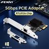 fenvi Scheda di rete FENVI 5Gbps PCI-E a RJ45 RTL8126 100Mbps/1G/2.5G/5G Gigabit Ethernet PCIE Wlan Adattatore 5000Mbps 5Gbps per PC Win10