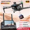 JSZKYDWH AE60 ULTRA GPS Drone 4K Telecamera HD professionale Gimbal a 3 assi Antenna FPV Brushless Evitamento ostacoli Touch Screen RC Quadcopter