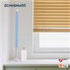 zemismart Motore per tende a rullo elettriche Zemismart Zigbee per motore per tende intelligenti alimentato a batteria con tubo da 17 25 28 mm Funziona con l'app Tuya Smart