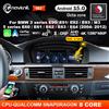 naviunit Autoradio Android 15 con Snapdragon 8 CORE, Schermo Multimediale Wireless Carplay Android Auto GPS per BMW Serie 5/3 E60 E61 E63 E64 E90 E91 E92 E93 M3 2004-2012, Stereo, Display, Bluetooth, WIFI, 4G