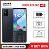 UNIWA DOOV R70 Pro Telefono Cellulare 4G con Tastiera Touch Screen, Fotocamera da 16MP, Schermo da 4.0 Pollici, 6GB+128GB, Batteria da 2120mAh, Smartphone con Whatsapp e Tastiera in Ebraico
